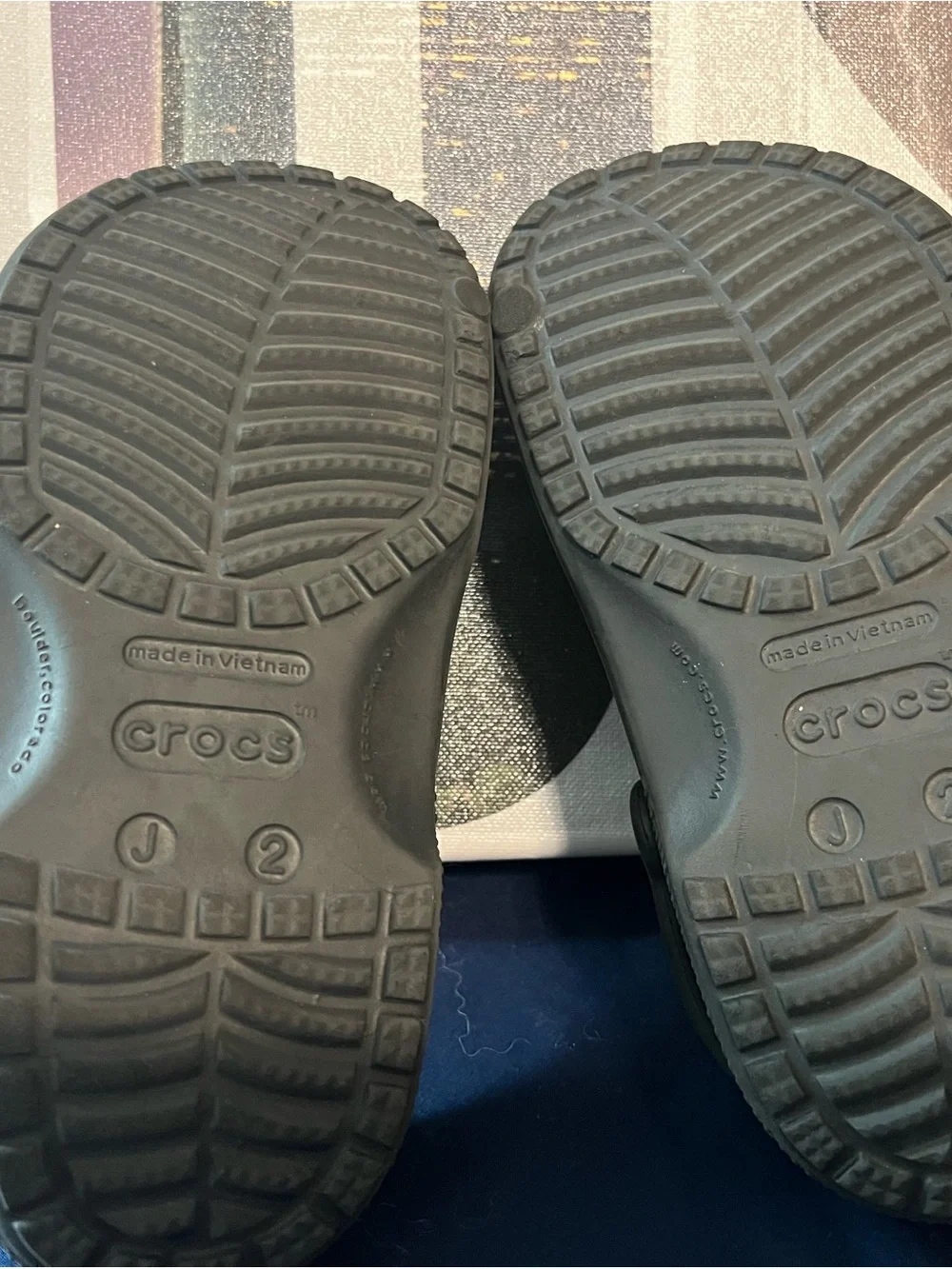 kids Black Crocs
